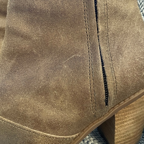 Dolce Vita Tan Heeled Booties - Picture 8 of 16